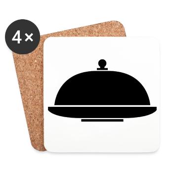 Cloche - Untersetzer (4er-Set) - Weiß - Vorne