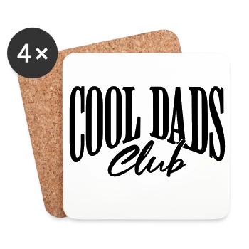 Cool dads club - Untersetzer (4er-Set) - Weiß - Vorne