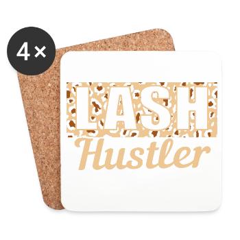 Cosmetics Make-up Beautician - Coasters (set of 4) - white - Front