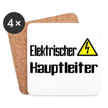 hauptleiter - Untersetzer (4er-Set) - Weiß - Vorne