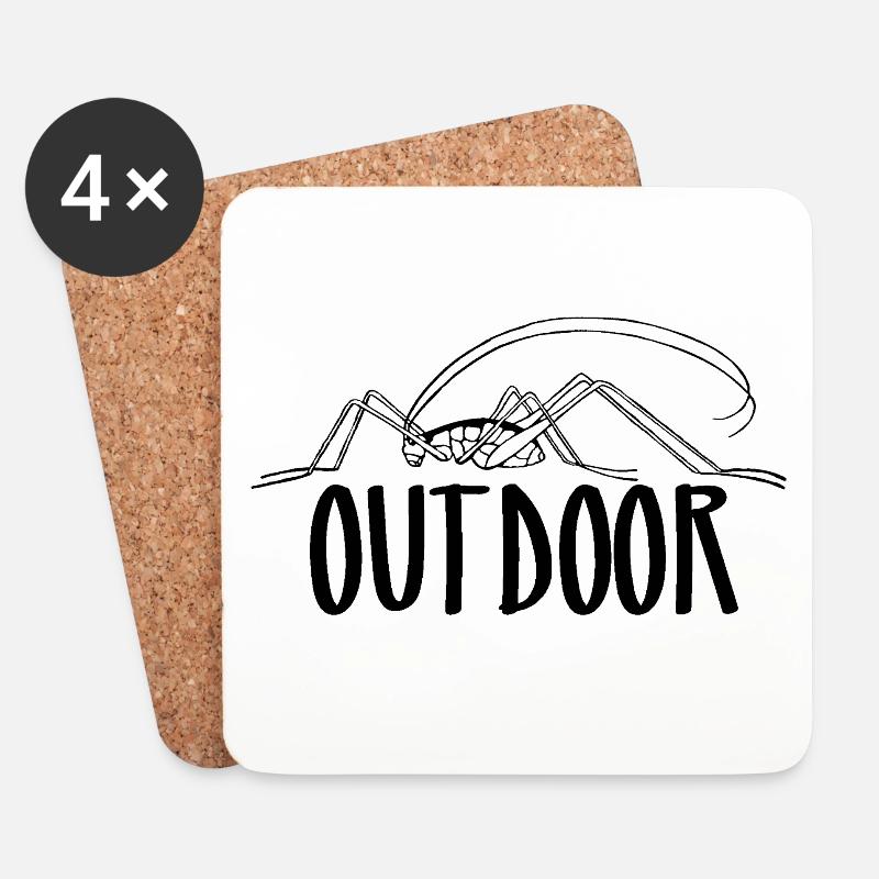 Outdoor - Untersetzer (4er-Set) - Weiß