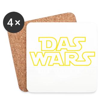 Conclusion The Wars may be the conclusion with me - Coasters (set of 4) - white - Front