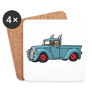 Pick Up - Untersetzer (4er-Set) - Weiß - Vorne