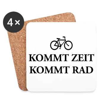 Come cycling time T-Shirts - Coasters (set of 4) - white - Front