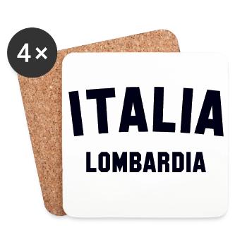 LOMBARDEI Lombardie Italie Italie Italie - Dessous de verre (lot de 4) - blanc - Devant