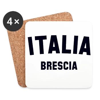 BRESCIA Italia Italien Italie - Dessous de verre (lot de 4) - blanc - Devant