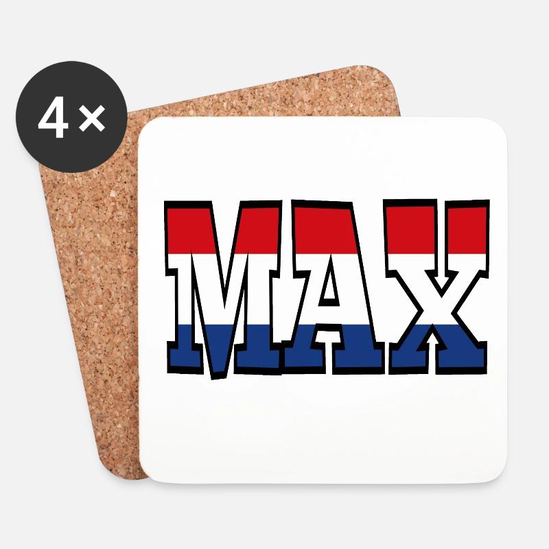 Max 33 für alle Rennfans * - Untersetzer (4er-Set) - Weiß