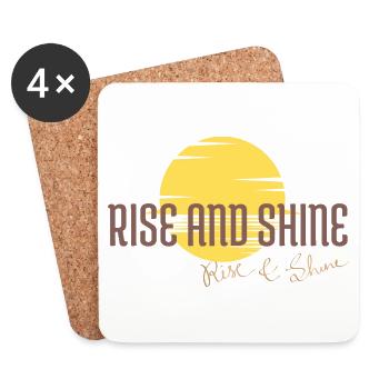 Rise and Shine - Coasters (set of 4) - white - Front