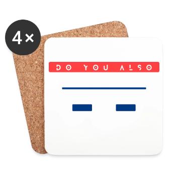 RPG Choices vs Real Life Meme - Coasters (set of 4) - white - Front