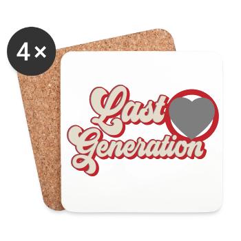 Last generation | Colors changeable - Coasters (set of 4) - white - Front