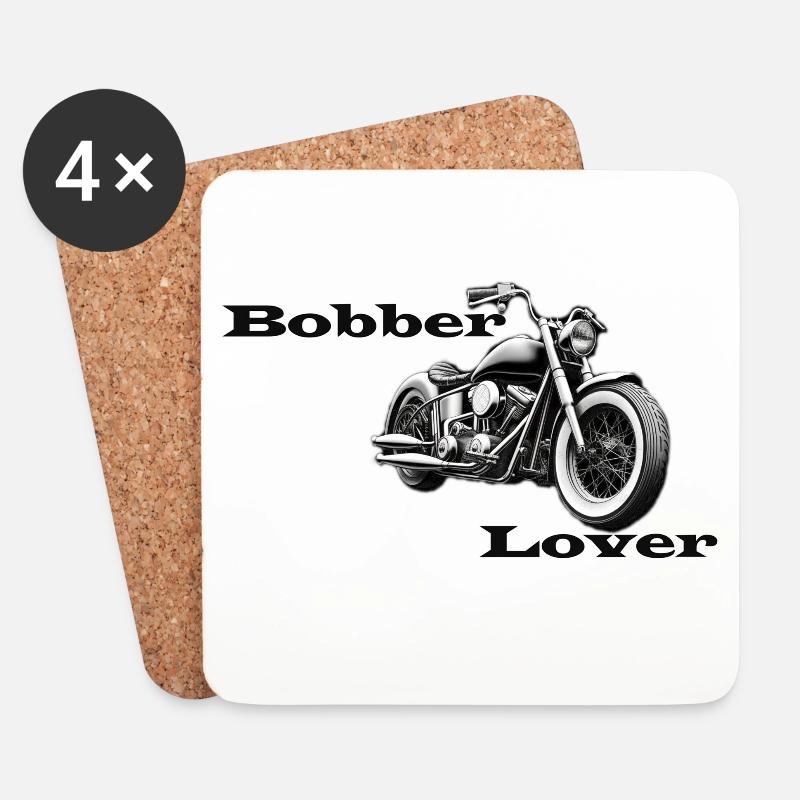 Amant Bobber - Dessous de verre (lot de 4) - blanc