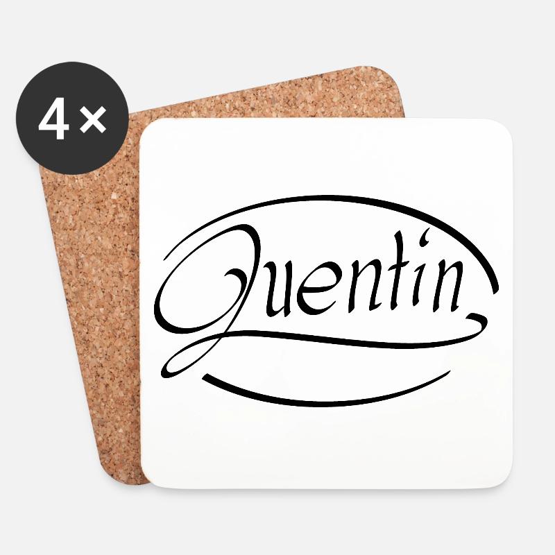 Quentin - Coasters (set of 4) - white