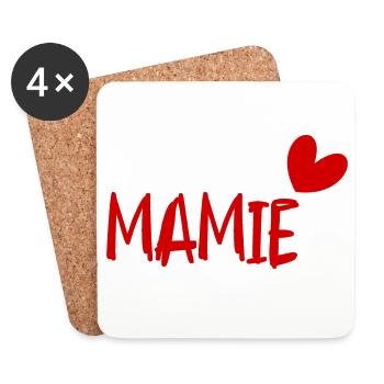OMA. OMA. MUTTERTAG. ALLES GUTE ZUM GEBURTSTAG - Untersetzer (4er-Set) - Weiß - Vorne
