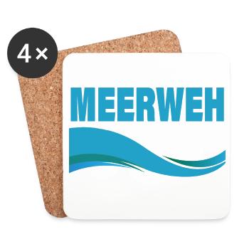 MEERWEH - Untersetzer (4er-Set) - Weiß - Vorne