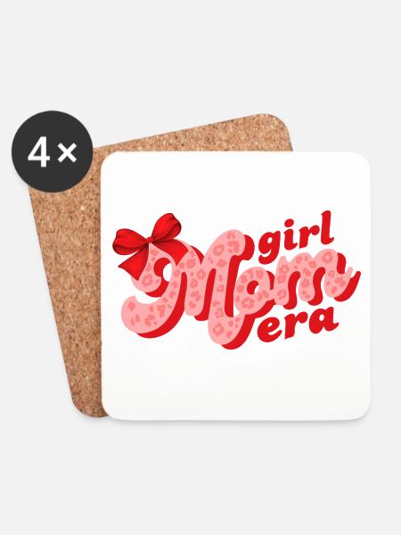 Mädchen Mama Ära - Untersetzer (4er-Set) - Weiß