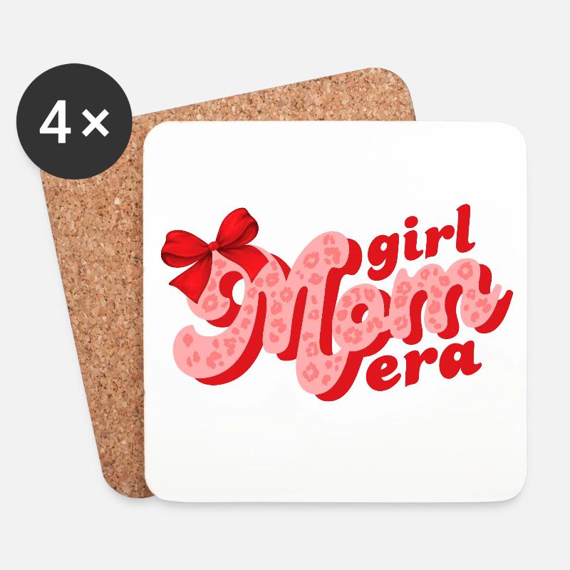 Mädchen Mama Ära - Untersetzer (4er-Set) - Weiß