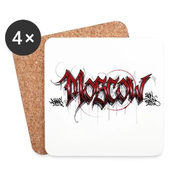 Moscow - Coasters (set of 4) - white - Front
