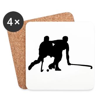 Hockey - Coasters (set of 4) - white - Front