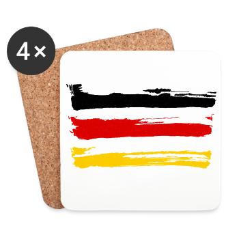 Germany - Coasters (set of 4) - white - Front