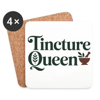 Formulateur professionnel de teinture Herbalist - Dessous de verre (lot de 4) - blanc - Devant
