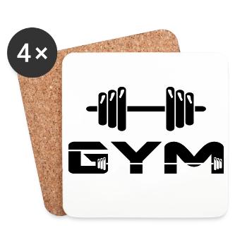 altère gym musculation - Dessous de verre (lot de 4) - blanc - Devant