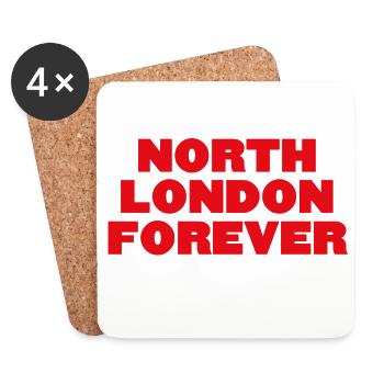 Nord-London für immer - Untersetzer (4er-Set) - Weiß - Vorne