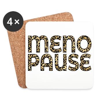 Femmes ménopausées - Dessous de verre (lot de 4) - blanc - Devant