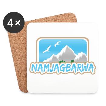 Gift for Namjagbarwa - Coasters (set of 4) - white - Front