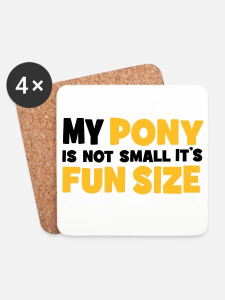 Pony - Untersetzer (4er-Set) - Weiß