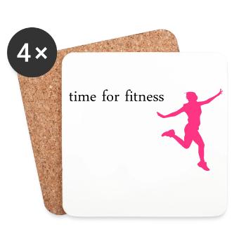 sport - Dessous de verre (lot de 4) - blanc - Devant