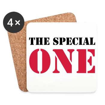The Special One - Dessous de verre (lot de 4) - blanc - Devant