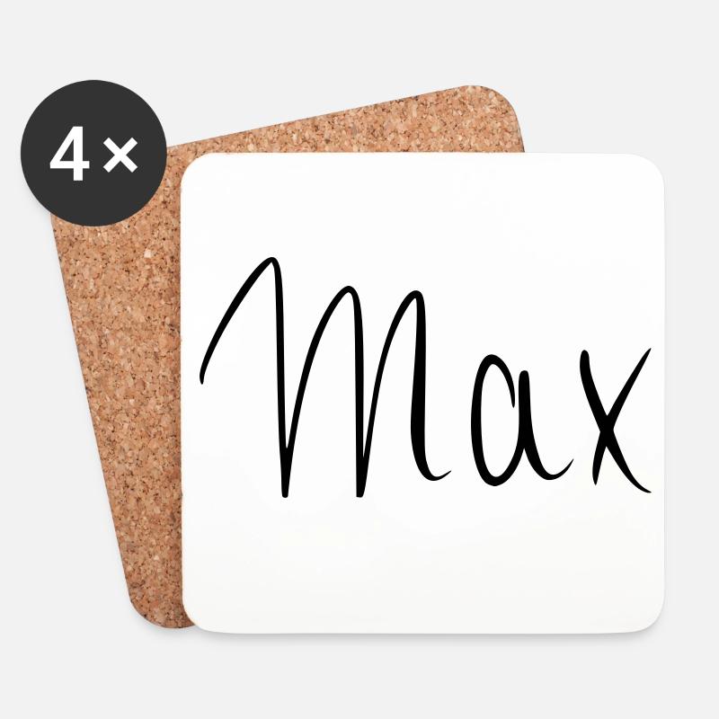 Max - Untersetzer (4er-Set) - Weiß