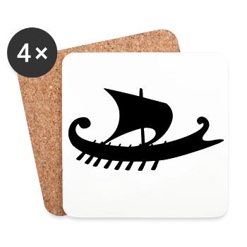 Empuriabrava - Coasters (set of 4) - white - Front