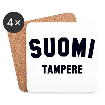 TAMPERE Soumi Finnland - Untersetzer (4er-Set) - Weiß - Vorne