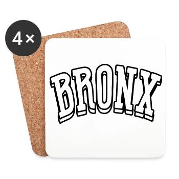 Chemise du Bronx - Dessous de verre (lot de 4) - blanc - Devant