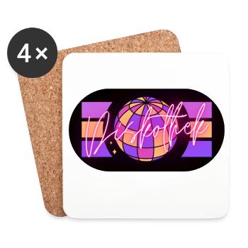 Disco - Coasters (set of 4) - white - Front