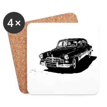 Classic Drive - Coasters (set of 4) - white - Front