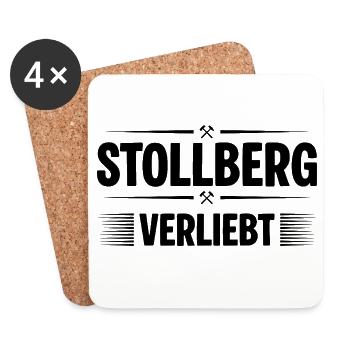 Stollberg Verliebt - Untersetzer (4er-Set) - Weiß - Vorne