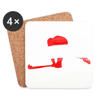 Hockey Austria - Coasters (set of 4) - white - Front