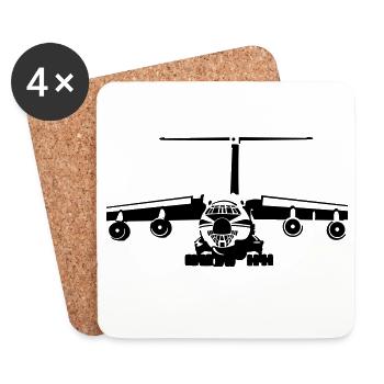 IL-76 - Coasters (set of 4) - white - Front