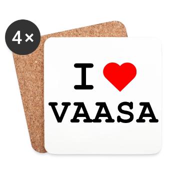 I love Vaasa - Untersetzer (4er-Set) - Weiß - Vorne