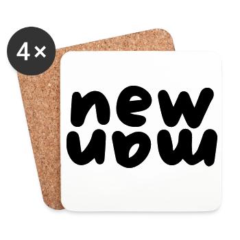 New Man - Coasters (set of 4) - white - Front