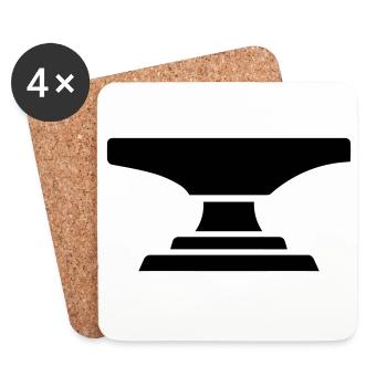 anvil - Coasters (set of 4) - white - Front