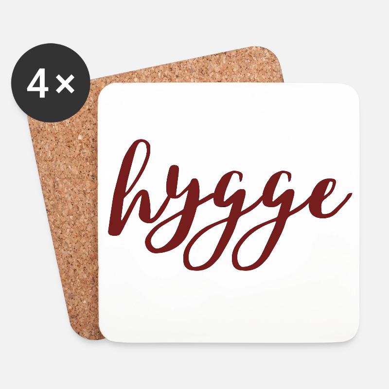 hygge - Untersetzer (4er-Set) - Weiß