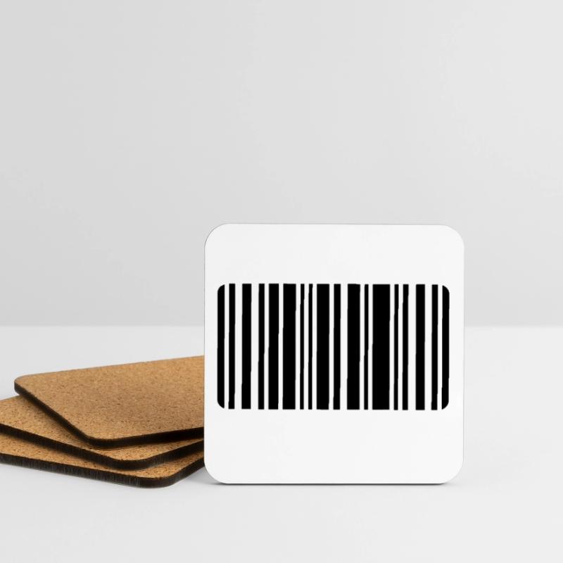 Barcode Untersetzer (4er-Set)