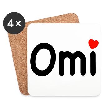 Grandma Grandma Pensioner - Coasters (set of 4) - white - Front