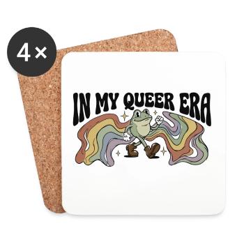 À mon époque queer - Dessous de verre (lot de 4) - blanc - Devant