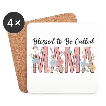 Mama - Untersetzer (4er-Set) - Weiß - Vorne