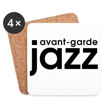 avantgarde jazz - Coasters (set of 4) - white - Front