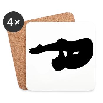 turmsprung - Coasters (set of 4) - white - Front